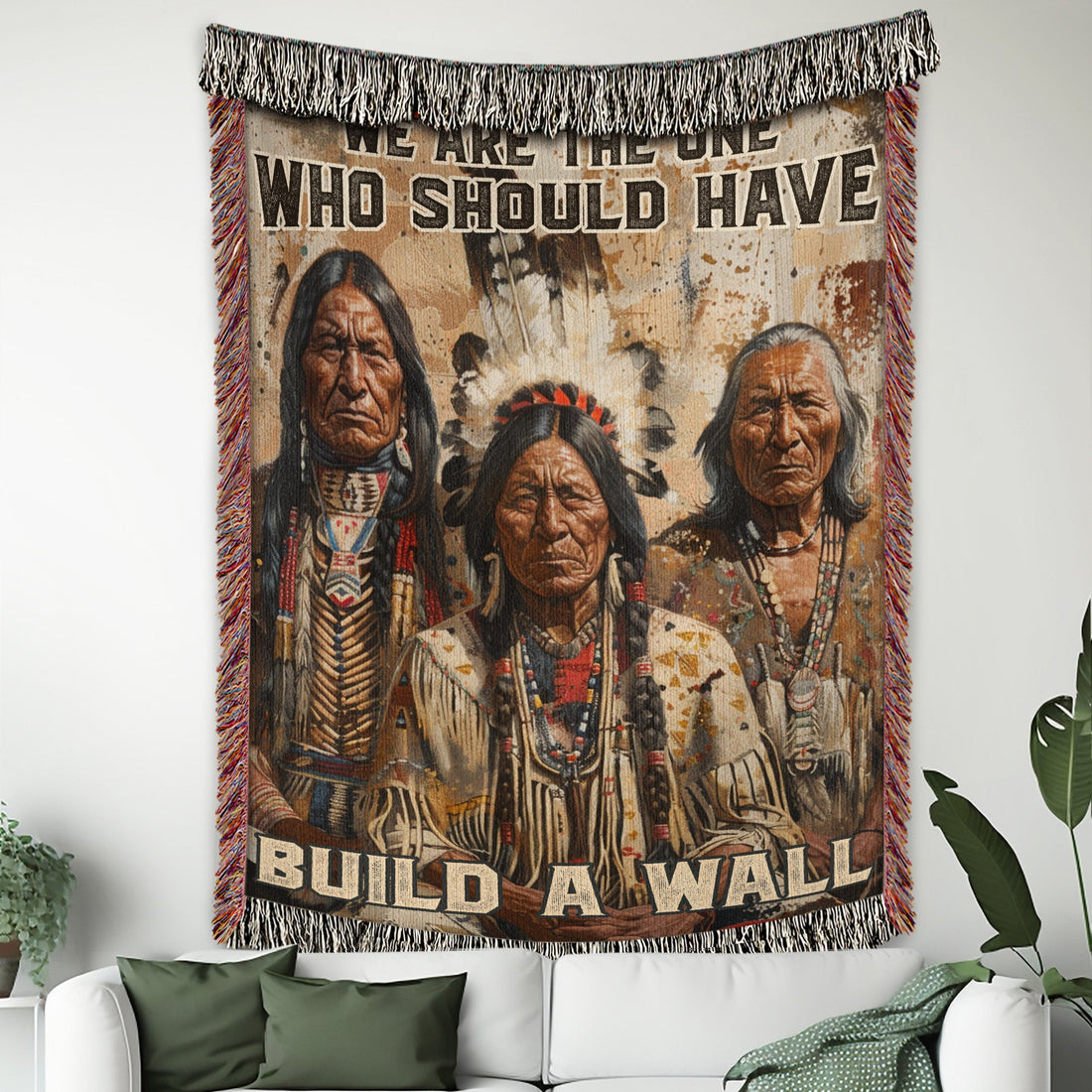 Wall of Heritage Woven Blanket