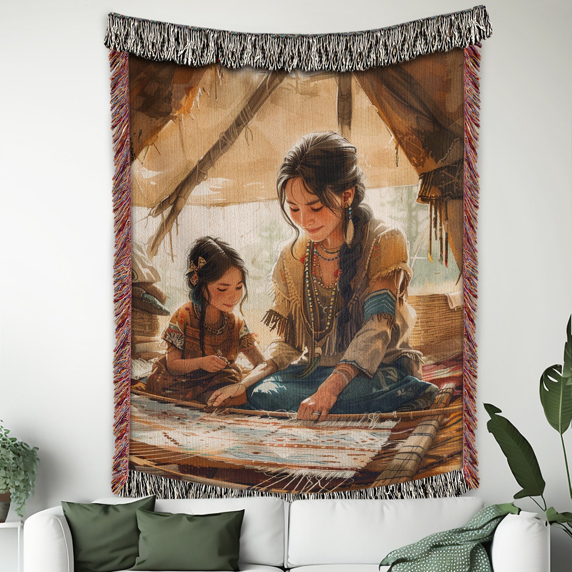 Native Weaver’s Bond Woven Blanket