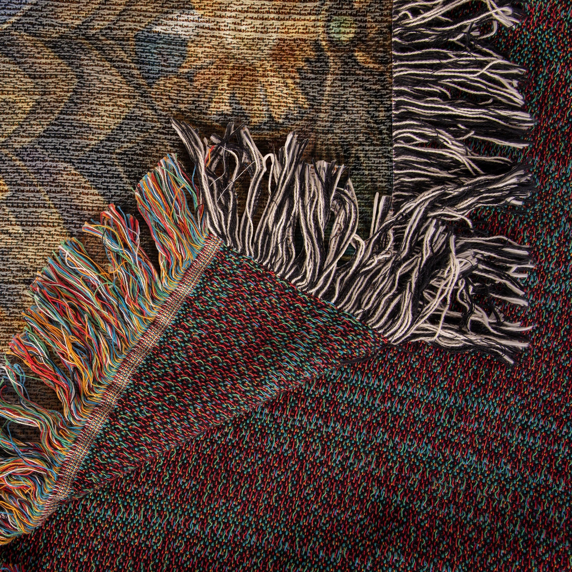 Art Nouveau Eagle Woven Blanket