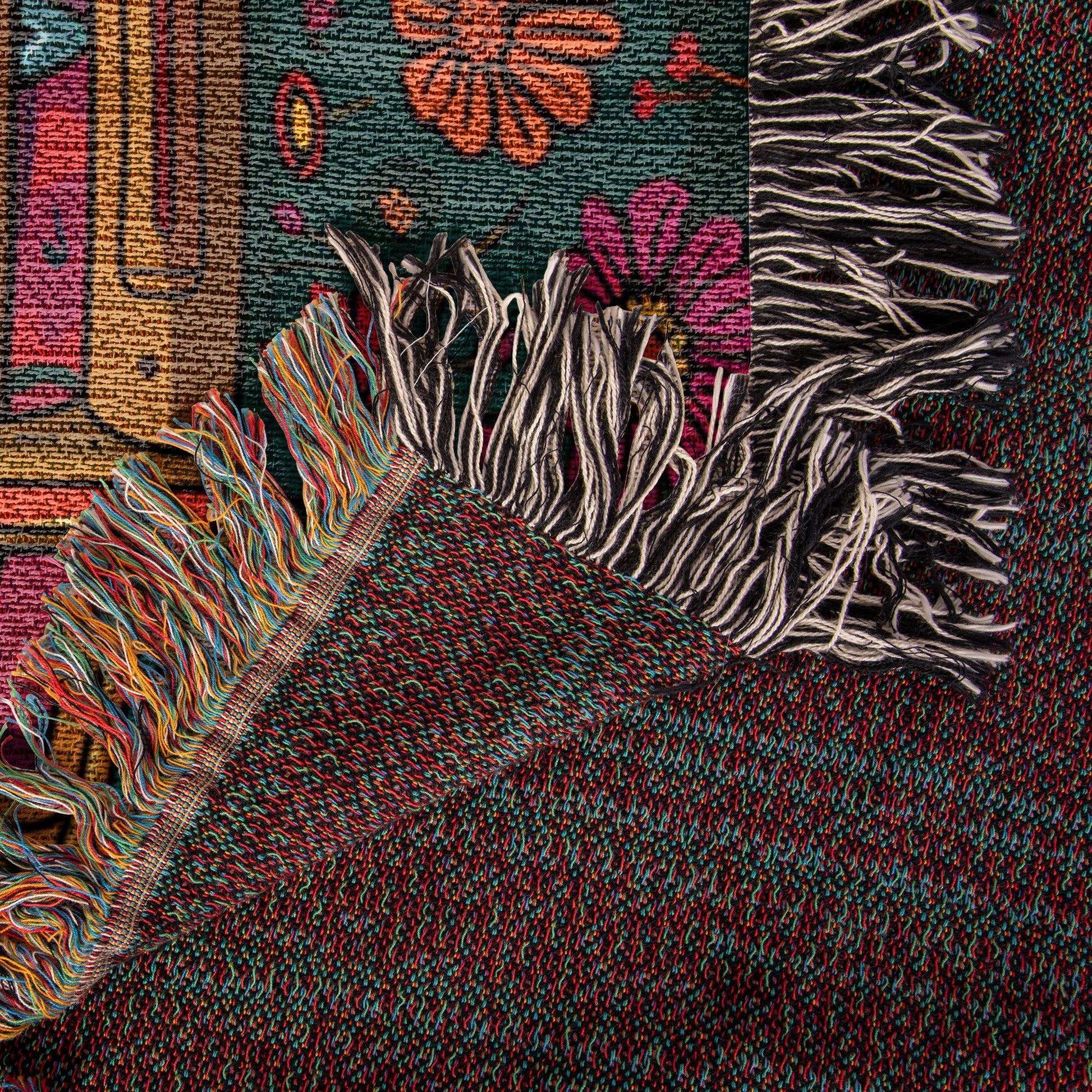 Hippie Road Trip Woven Blanket