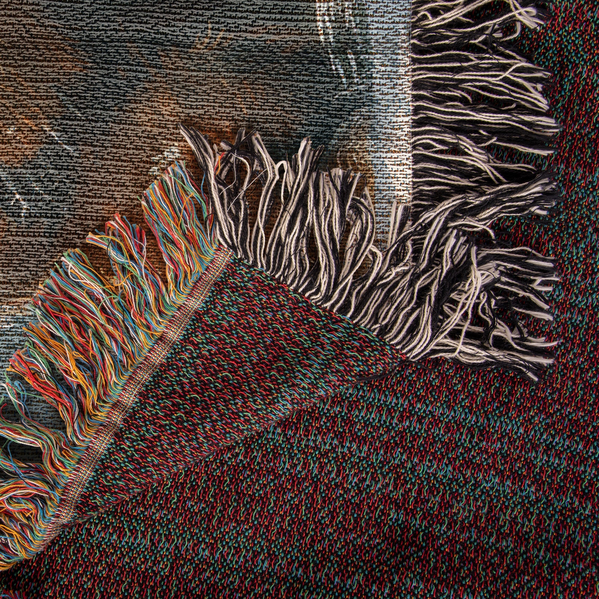 Mother Bear’s Shield Woven Blanket