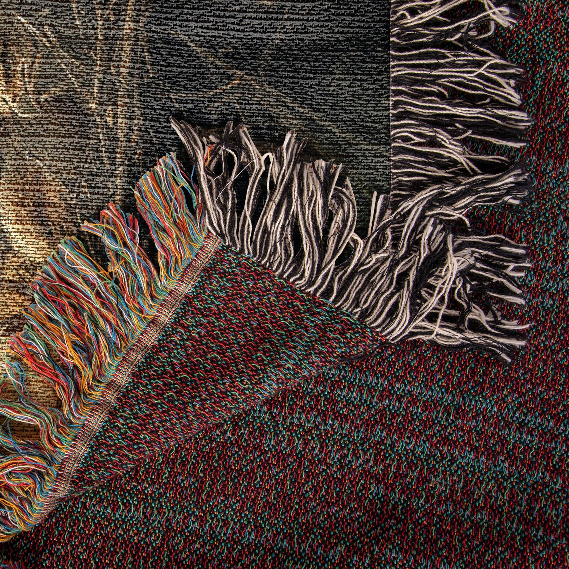 Eagle Protect Eaglets Woven Blanket