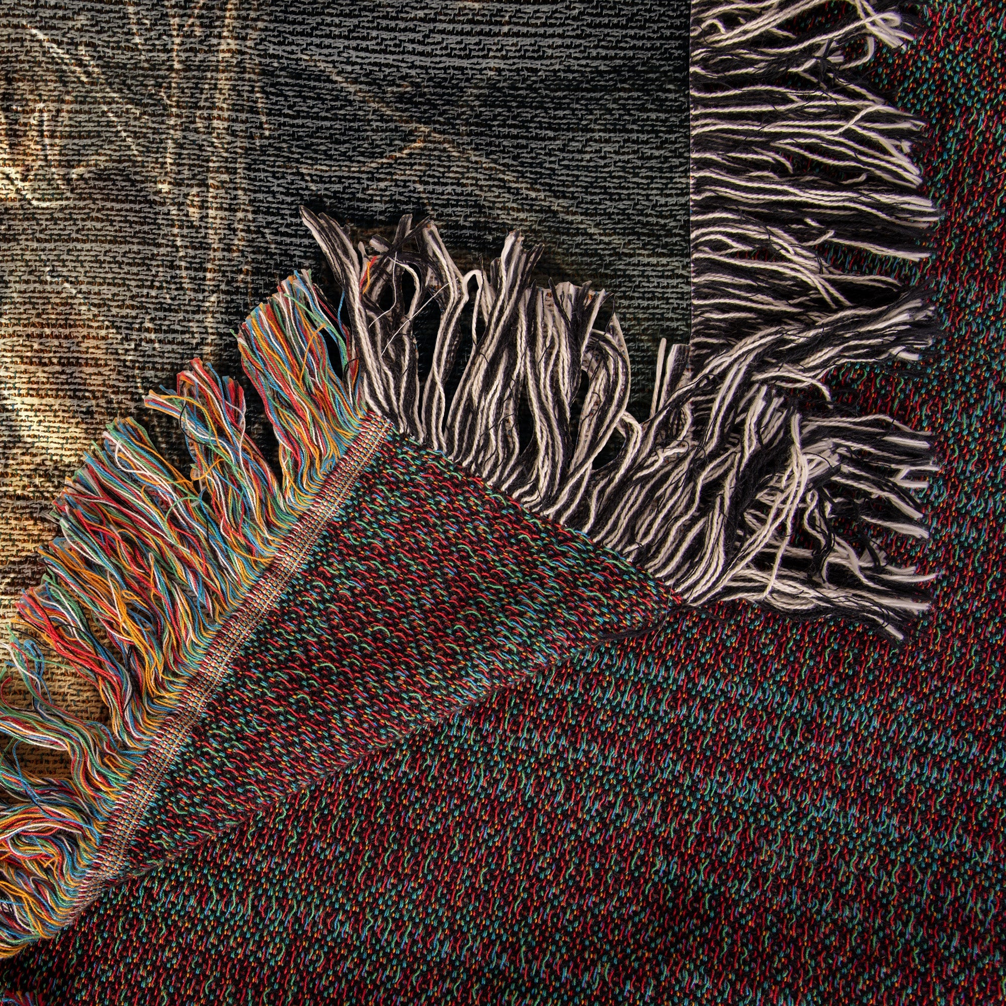 Eagle Protect Eaglets Woven Blanket