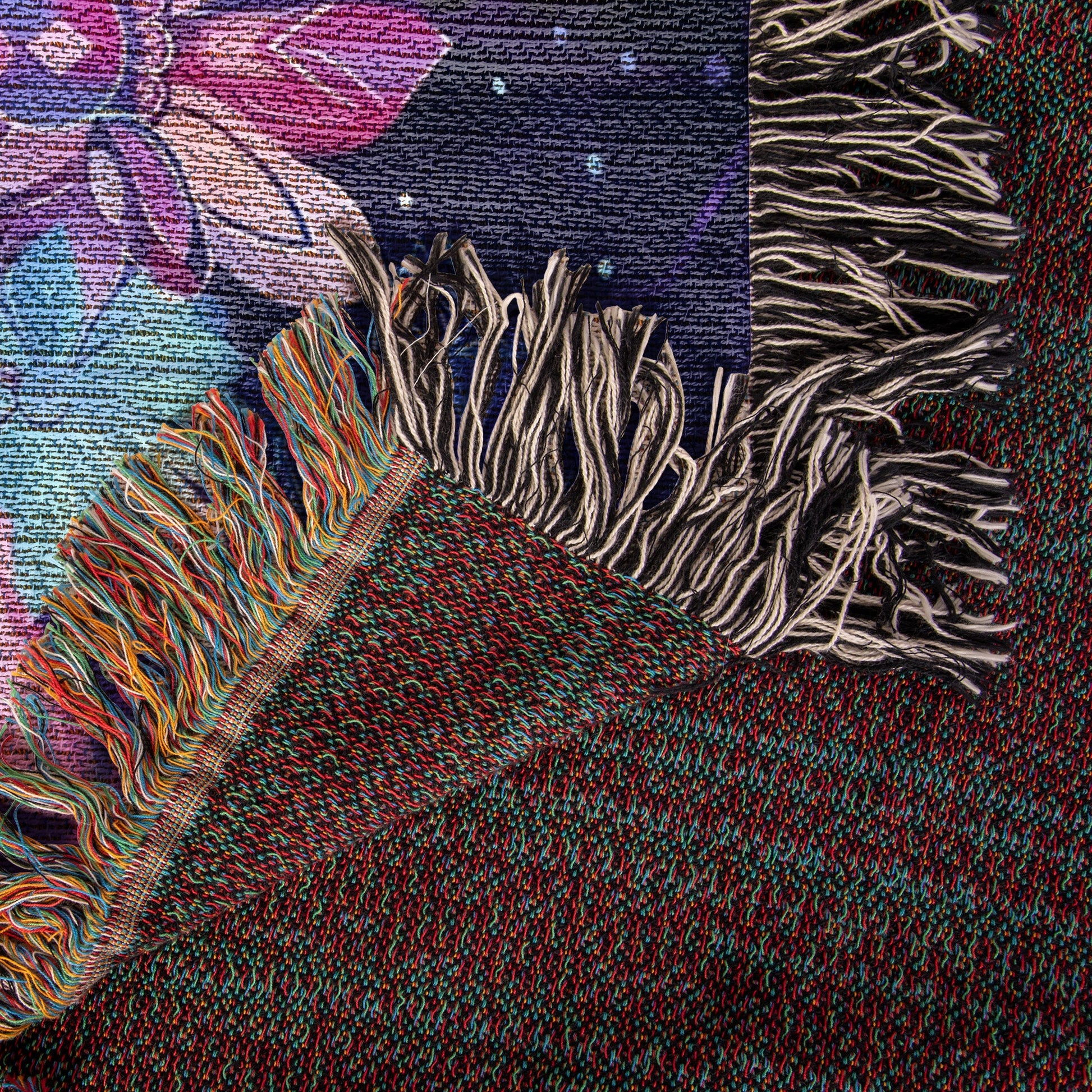 Peaceful Galaxy Woven Blanket