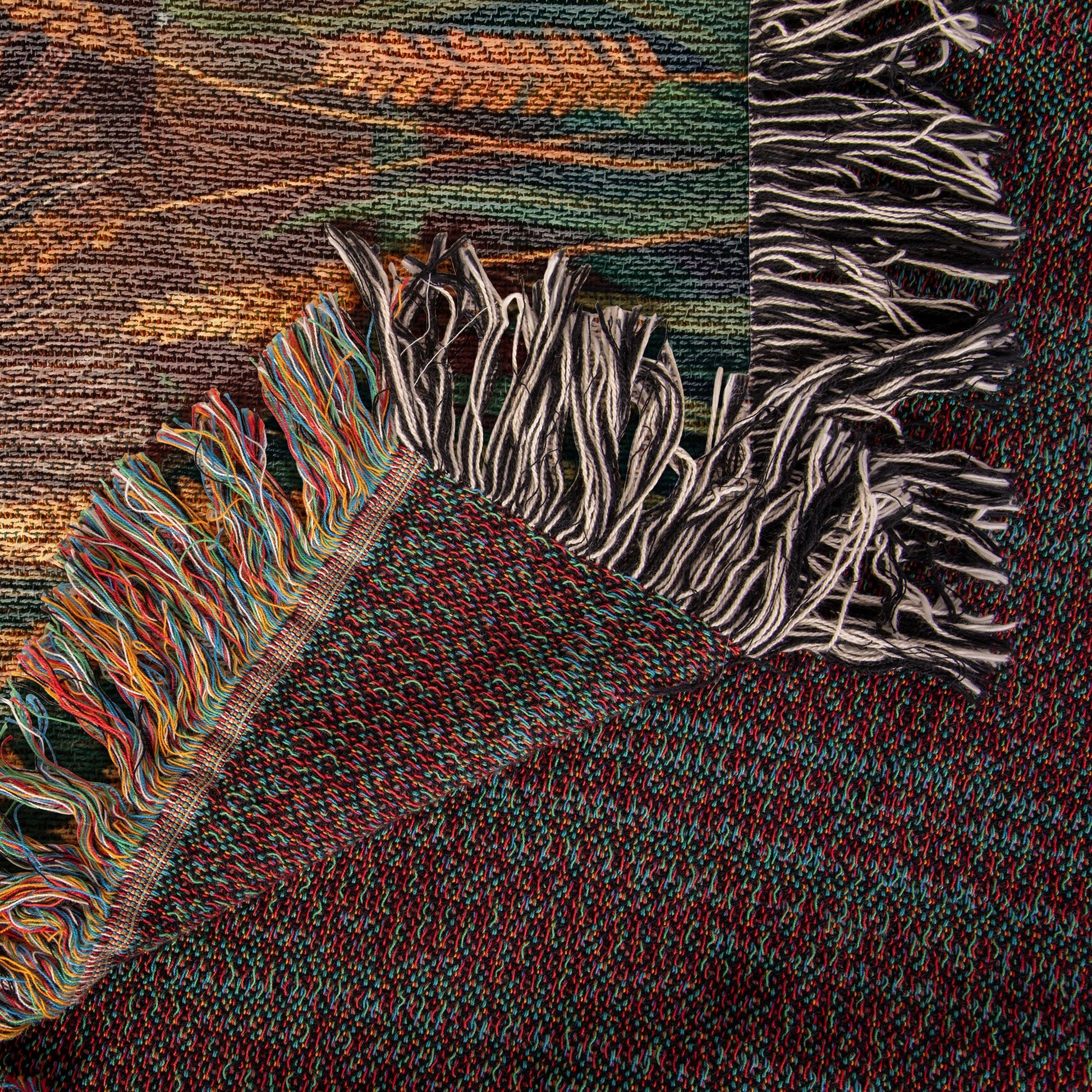 Native Mother’s Embrace Woven Blanket