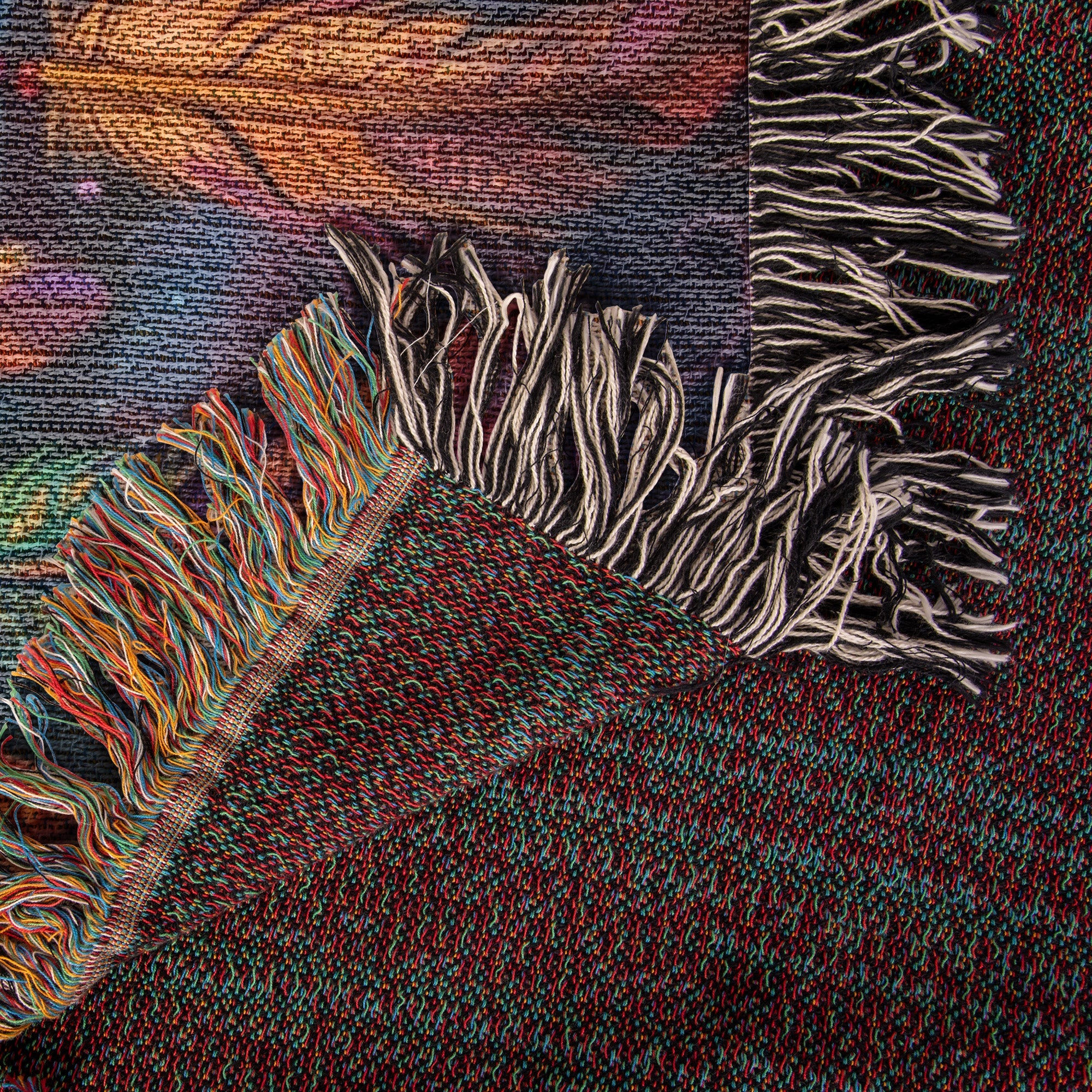 Mystic Dreamcatcher Woven Blanket