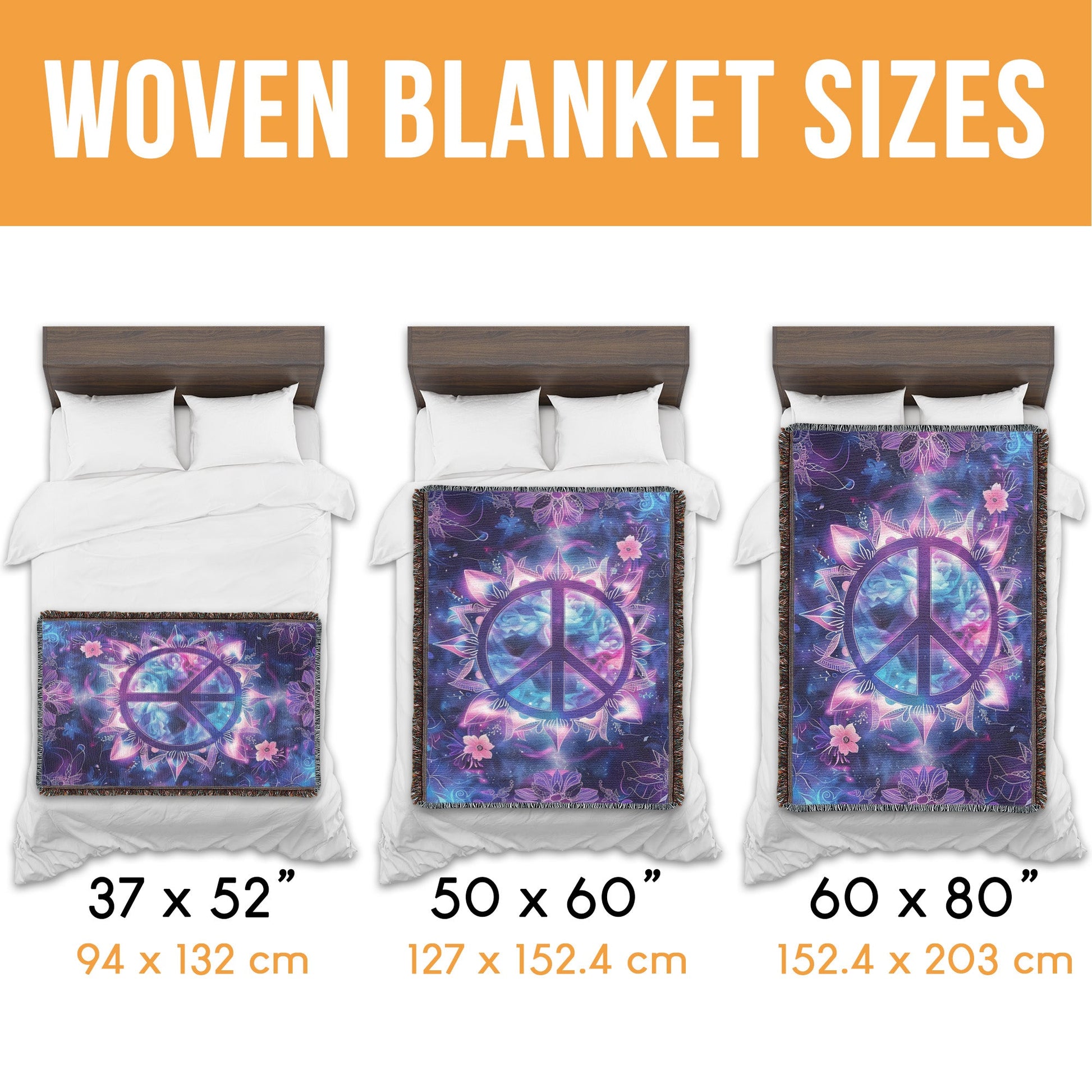 Cosmic Peace Woven Blanket