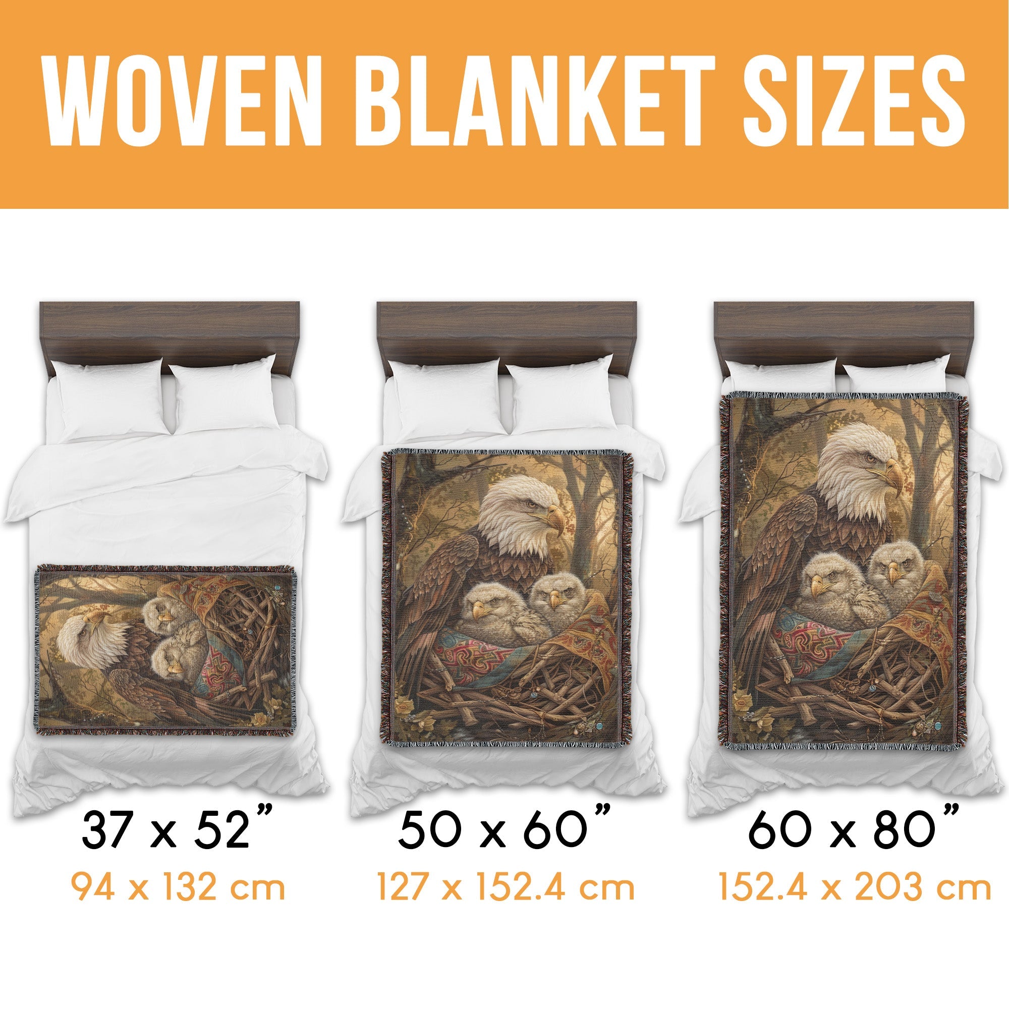Eagle Mother’s Forest Woven Blanket