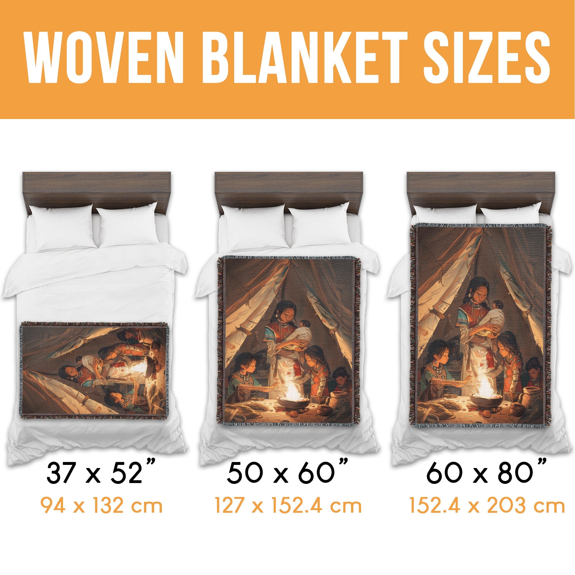 Native Mom’s Kitchen Woven Blanket