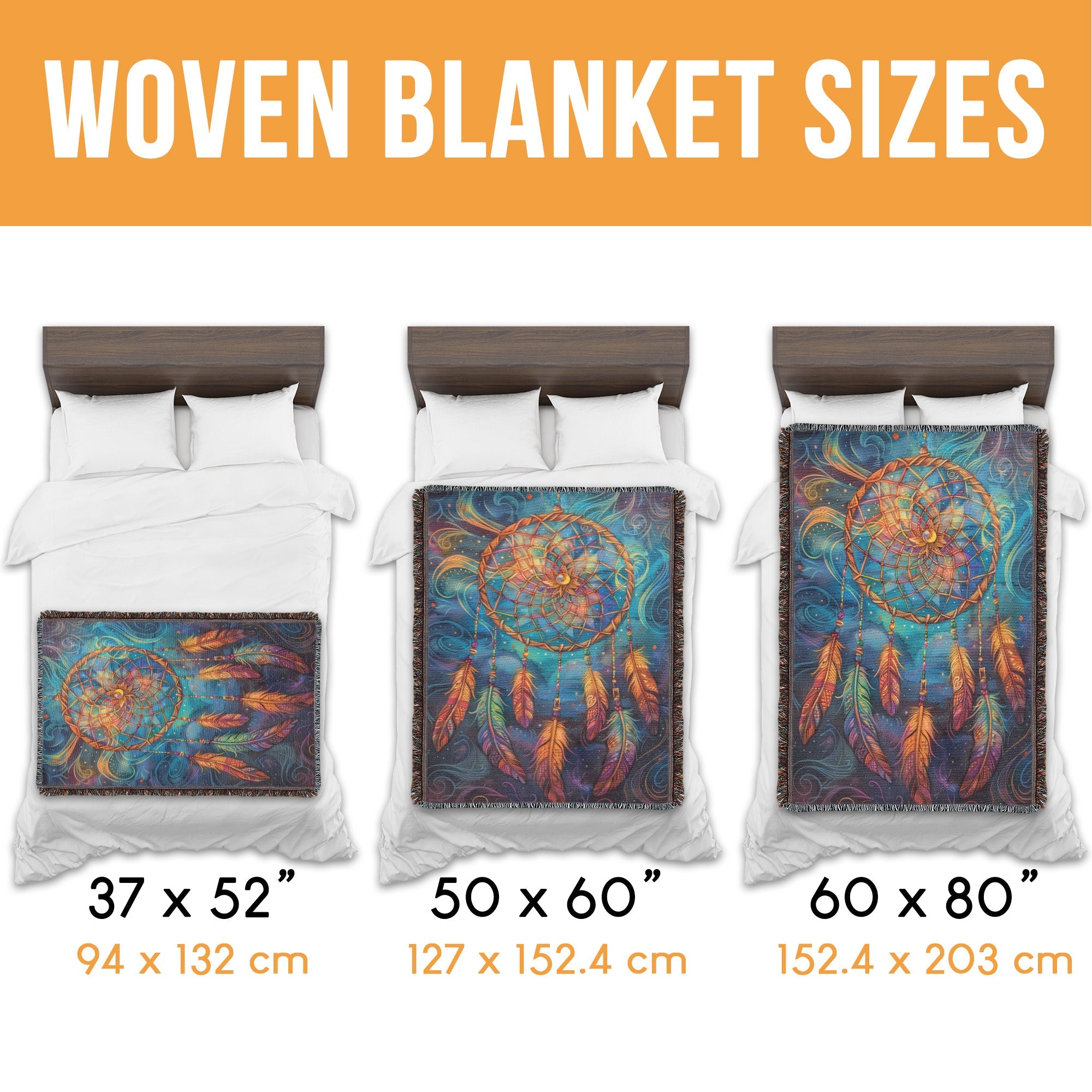 Mystic Dreamcatcher Woven Blanket