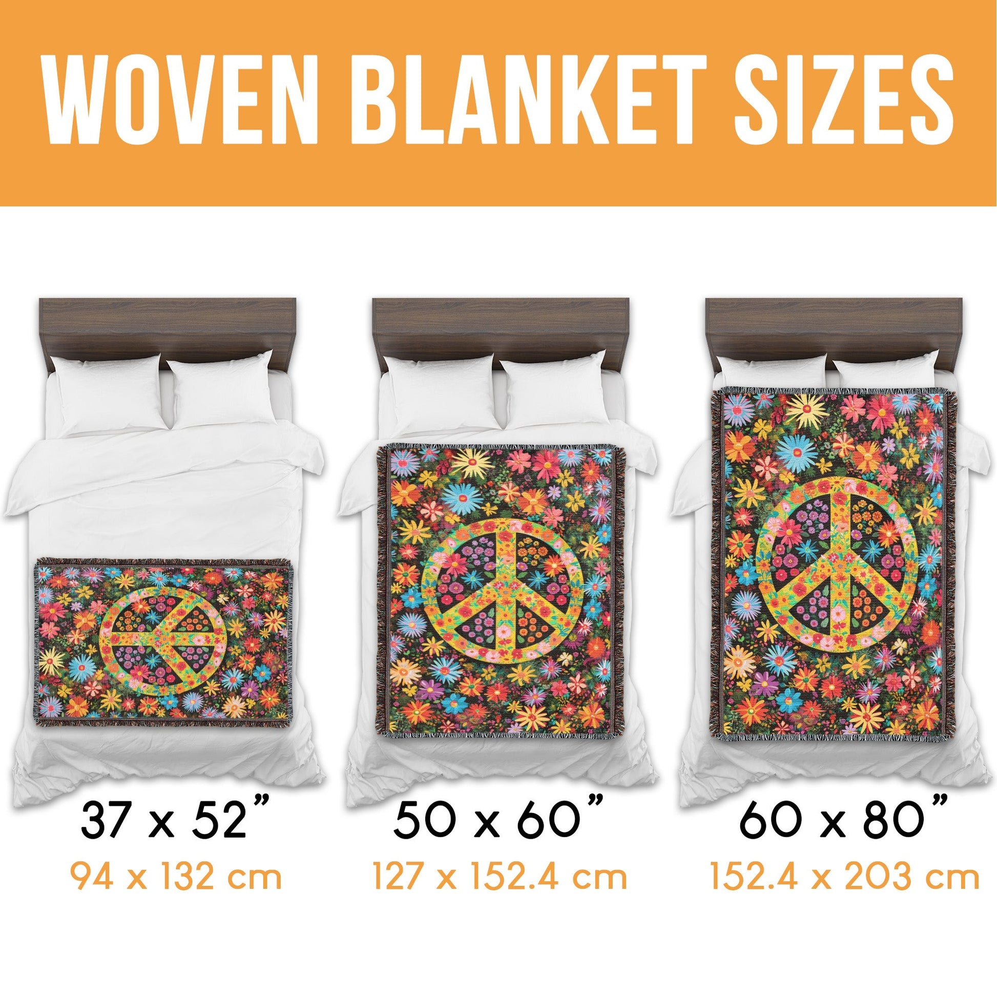 Vintage Bloom Woven Blanket
