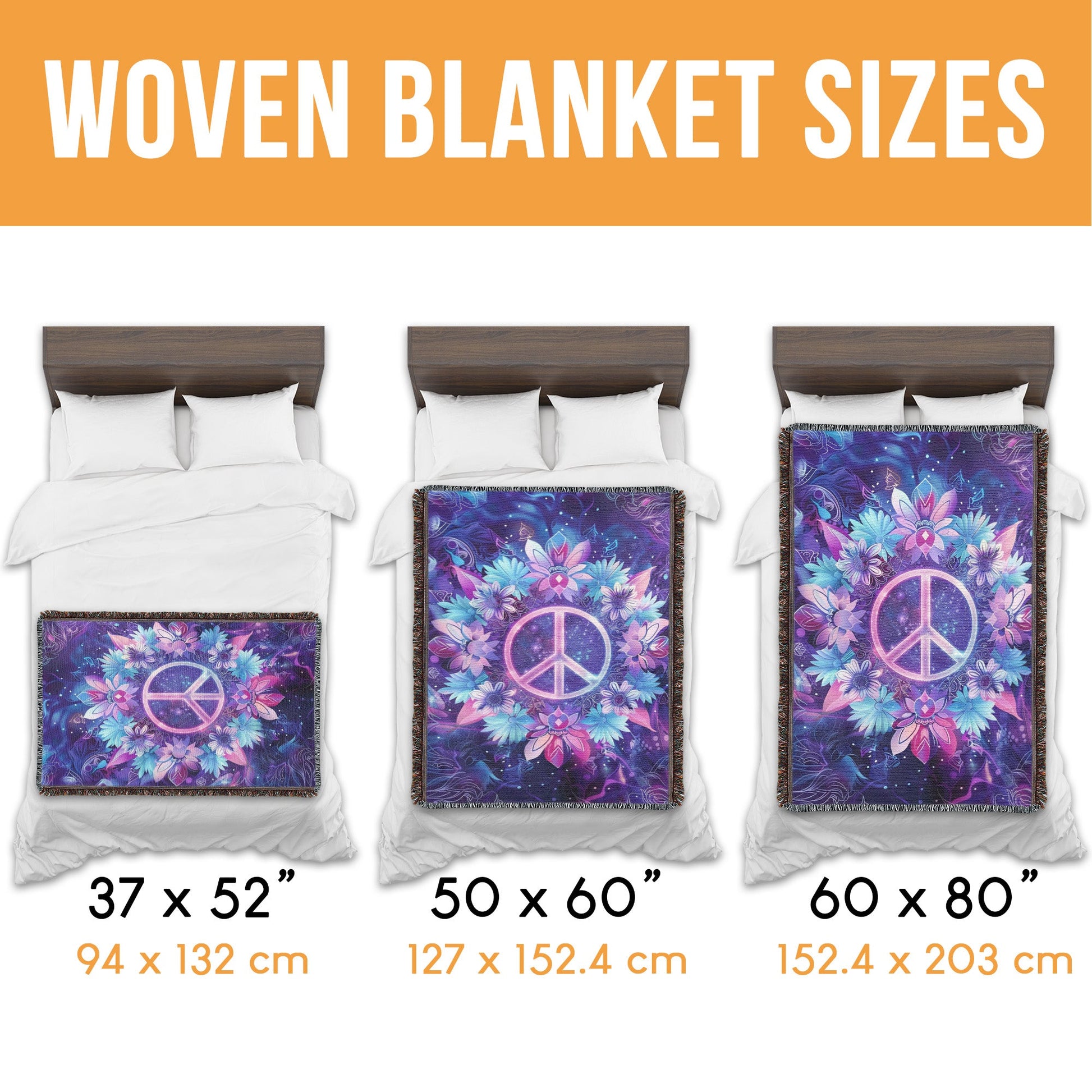 Peaceful Galaxy Woven Blanket