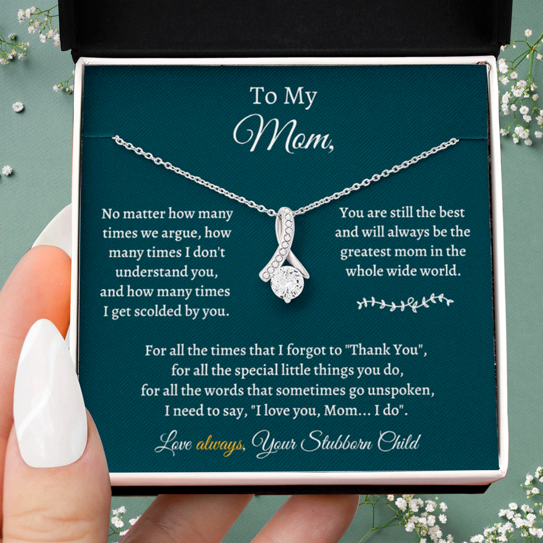 Gift for Mom- I need to say I love you Mom