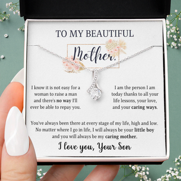 Gift for mom- You will be always be my caring mother