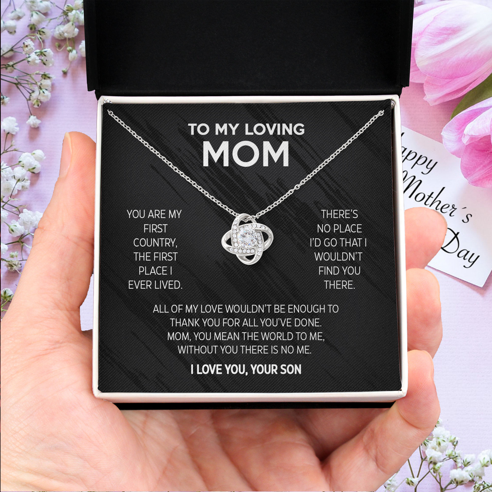 Gift for Mom from Son- You are my first country, the first place I ever lived