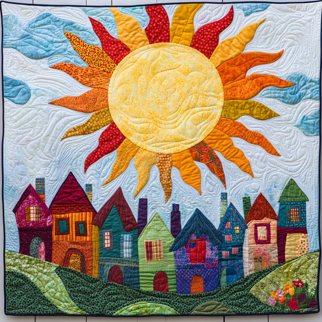 Morning Haven Quilted Blanket Best Throw Blanket Gifts For Someone Who Loves Nature - Marykun