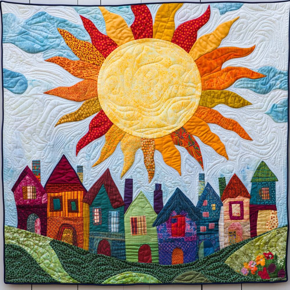 Morning Haven Quilted Blanket Best Throw Blanket Gifts For Someone Who Loves Nature - Marykun