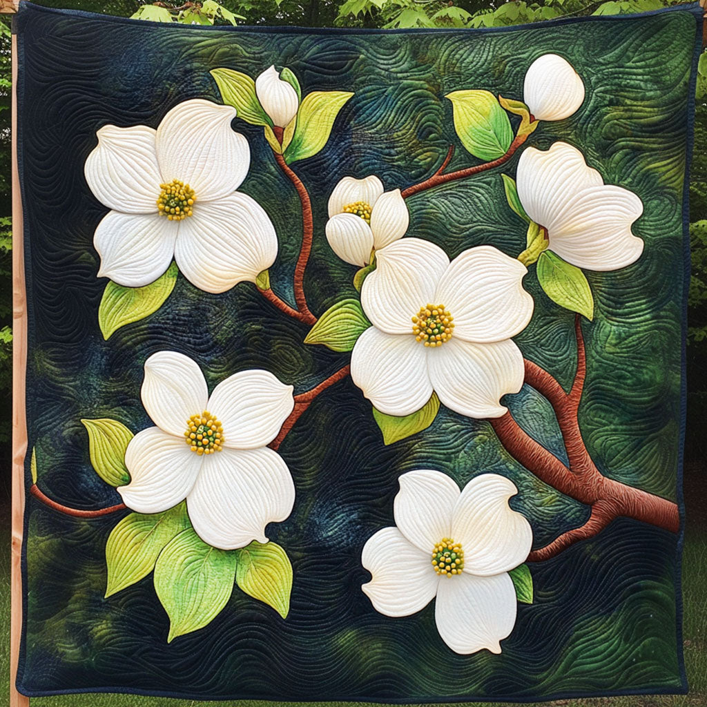 Nature Grace Quilted Blanket Sofa Couch Throw Blanket Gifts For The Flower Lover - Marykun