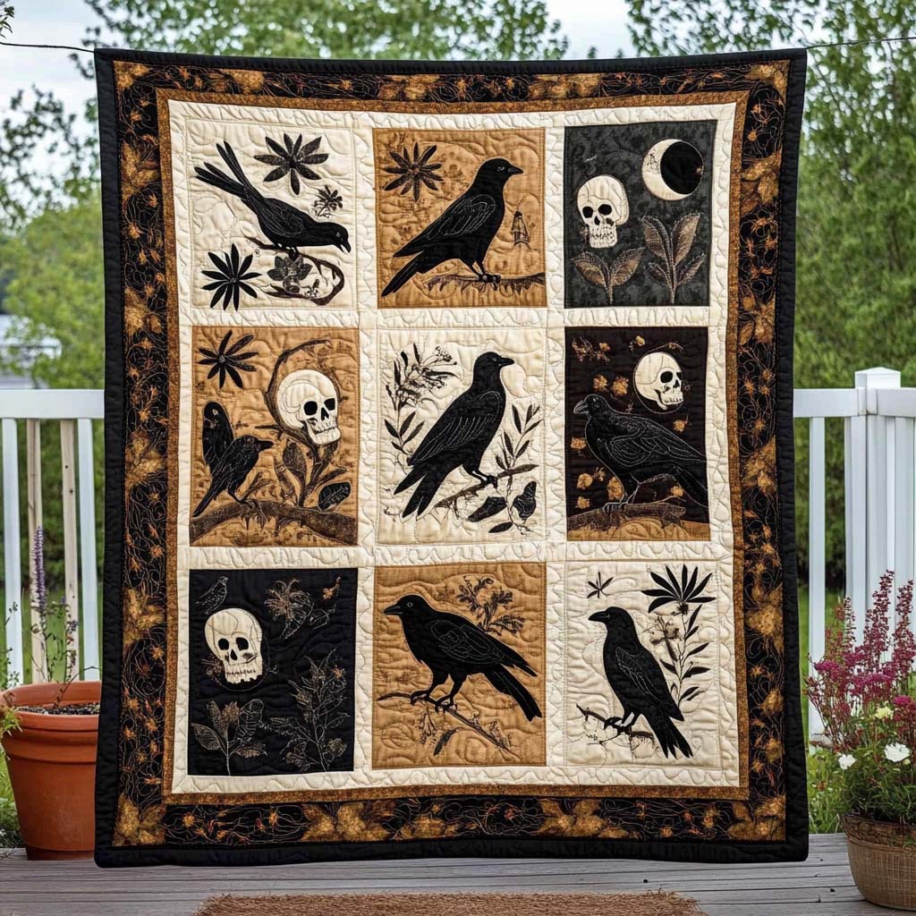 Night Messenger Quilted Blanket Xmas Holiday Best Gifts For Unicorn Lovers - Marykun