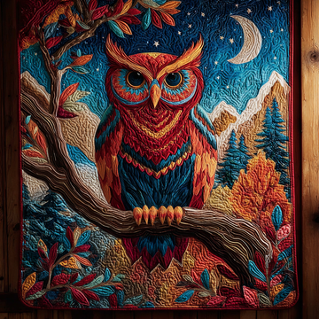 Owl Wonder Quilted Blanket Xmas Holiday Family To Family Christmas Gift Ideas - Marykun