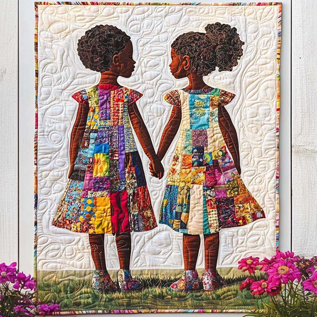 Patchwork Dreams Quilted Blanket Sofa Couch Throw Blanket African American Gifts For Women - Marykun