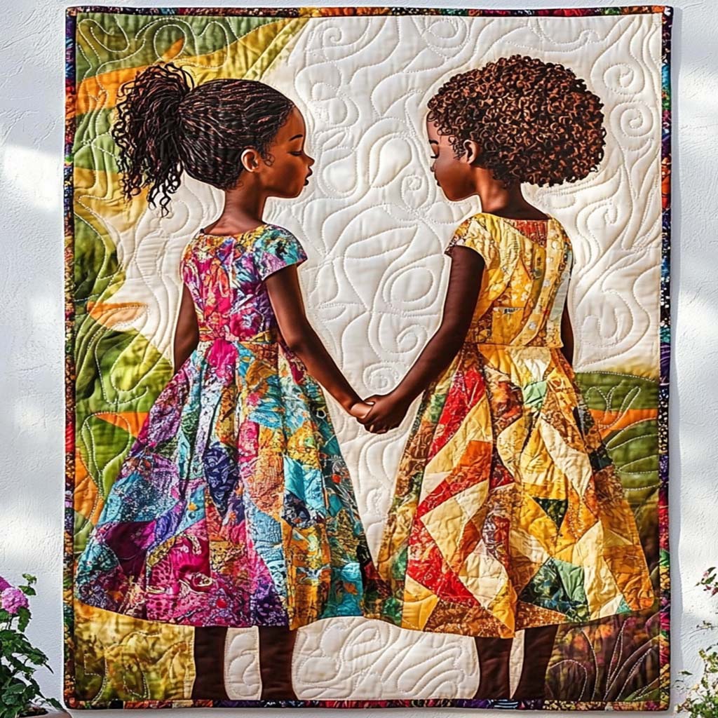 Patchwork Love Quilted Blanket Best Couch Throw Blanket Spooky Gifts For Her - Marykun