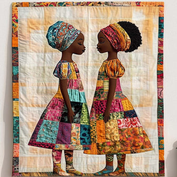 Peaceful Play Quilted Blanket Cute Throw Blanket Best African American Gifts - Marykun