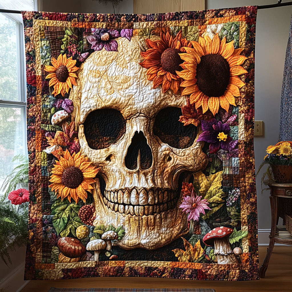 Petal and Bone Quilted Blanket Best Couch Throw Blanket Labrador Themed Gifts - Marykun