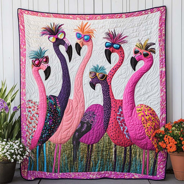 Pink Shenanigans Quilted Blanket Holiday Throw Blanket Best Gifts For Dragon Lovers - Marykun