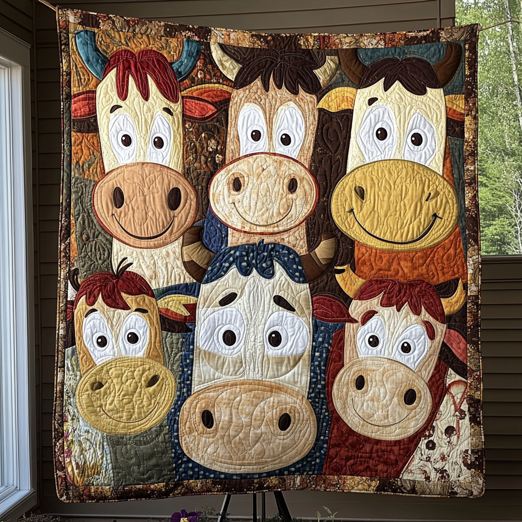 Prairie Friends Quilted Blanket Best Throw Blanket Christmas Gift Ideas For Farmers - Marykun