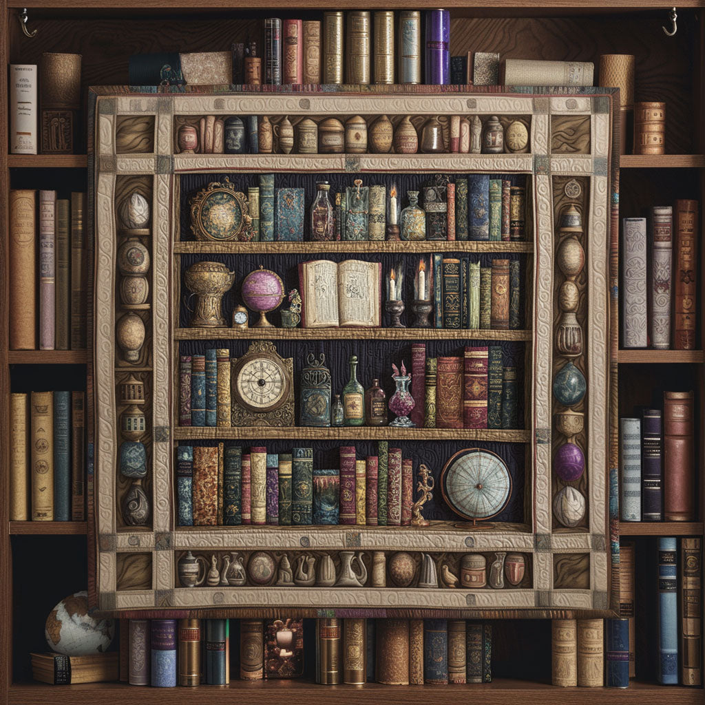 Quiet Moments Quilted Blanket Best Couch Throw Blanket Gift Ideas For Book Lovers - Marykun