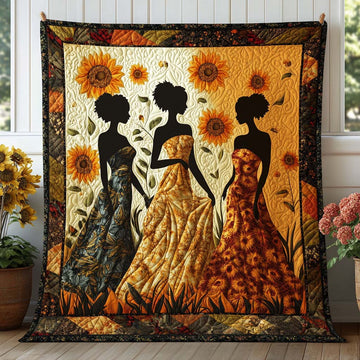Radiant Sisterhood Quilted Blanket Sofa Couch Throw Blanket Unique Gifts For Frog Lovers - Marykun