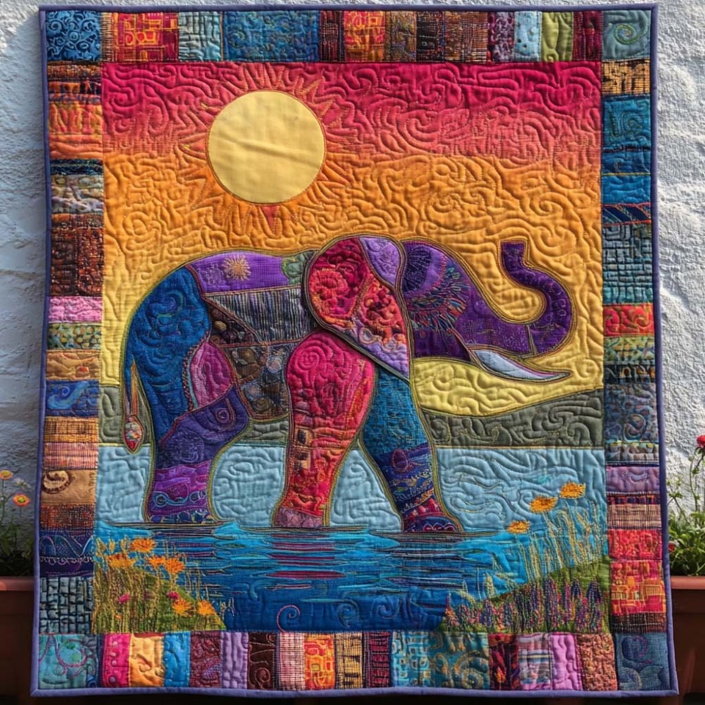 Radiant Stroll Quilted Blanket Christmas Throw Blanket Best Gifts For Horse People - Marykun