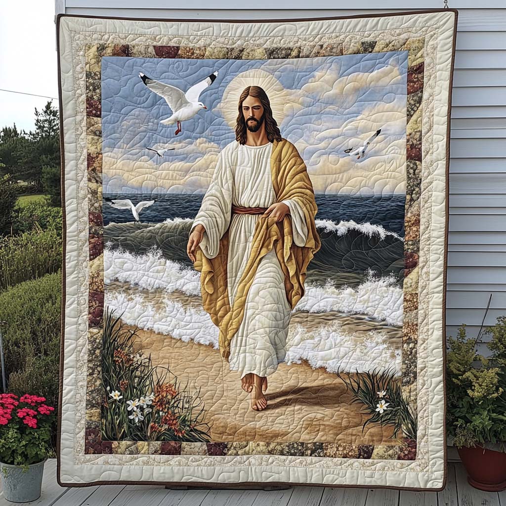 Redeemed Soul Quilted Blanket Christmas Bedroom Decor Religious Gift Ideas - Marykun