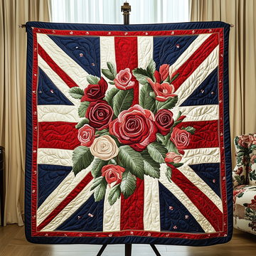 Royal Union Quilted Blanket Sofa Couch Throw Blanket Gifts For England Lovers - Marykun