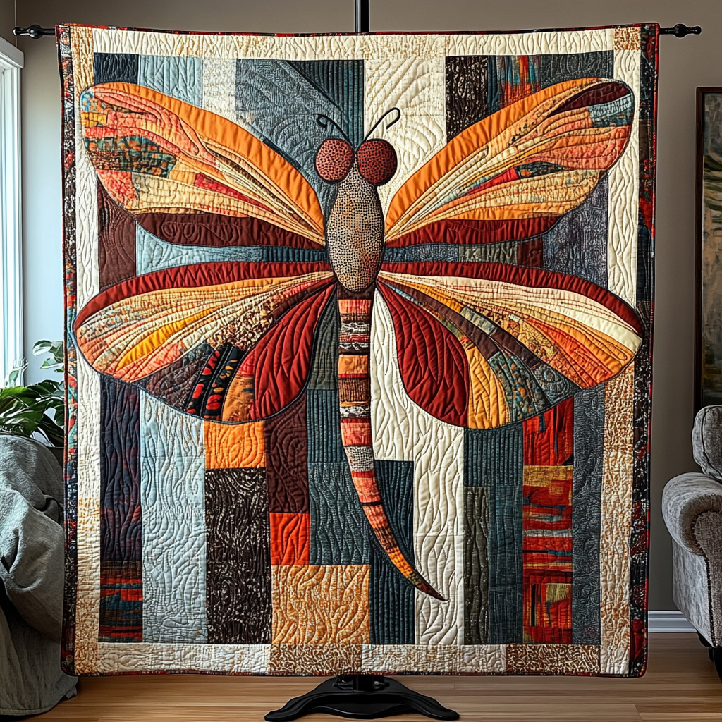 Rustic Flutter Quilted Blanket Holiday Throw Blanket Best Butterfly Gifts - Marykun