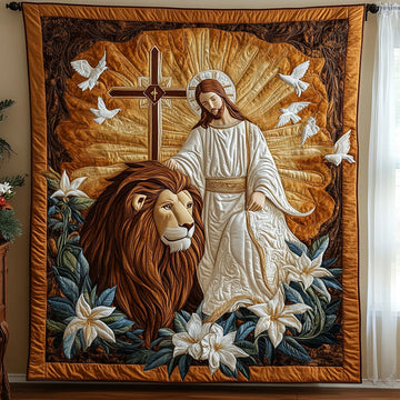 Sacred Strength Quilted Blanket Sofa Couch Throw Blanket Best African American Gifts - Marykun