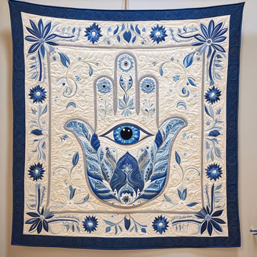 Sacred Unity Quilted Blanket Cozy Home Bedding Lotus Flower Gifts - Marykun