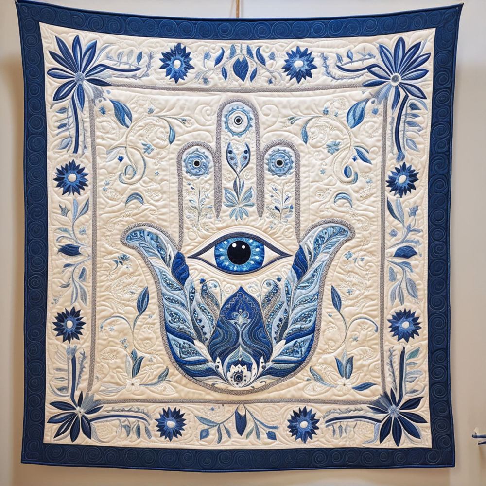 Sacred Unity Quilted Blanket Cozy Home Bedding Lotus Flower Gifts - Marykun