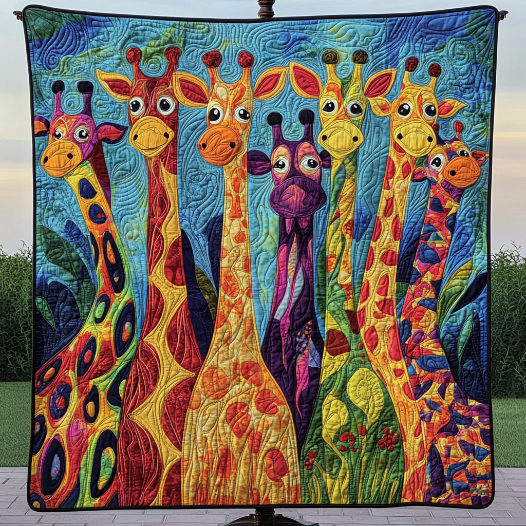 Safari Patch Quilted Blanket Christmas Bedroom Decor Great Elephant Gifts - Marykun