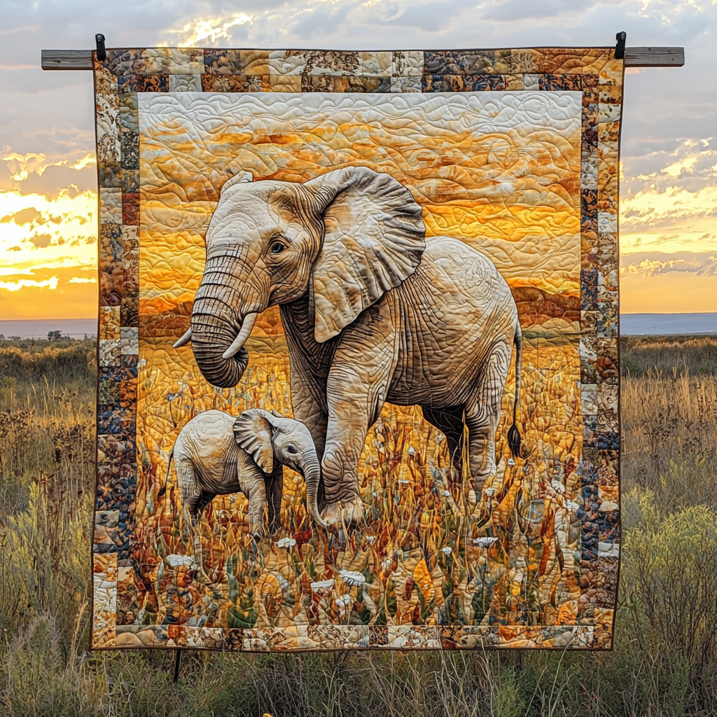 Safari Sweetheart Quilted Blanket Holiday Throw Blanket African American Heritage Month Gifts - Marykun
