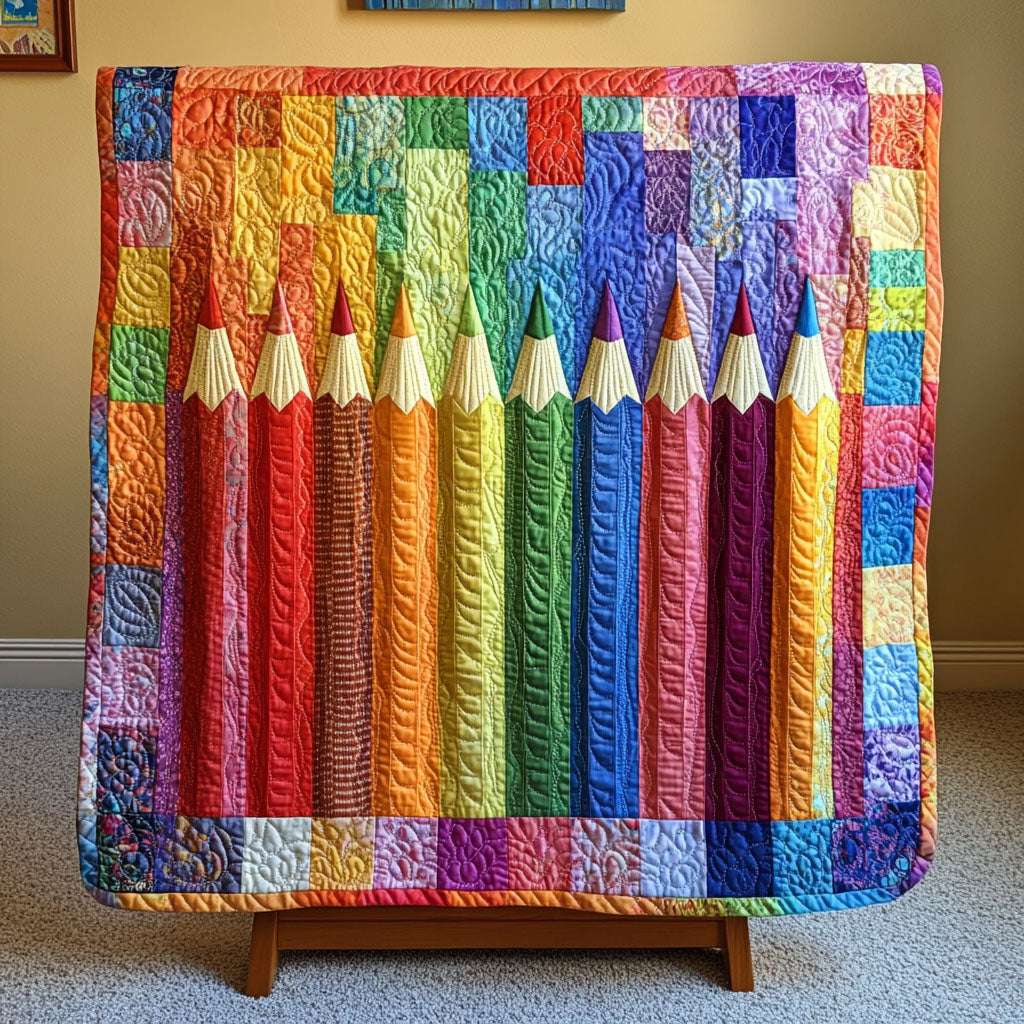 Scholarly Stripes Quilted Blanket Cute Bedroom Ideas Back To School Gifts For Coworkers - Marykun