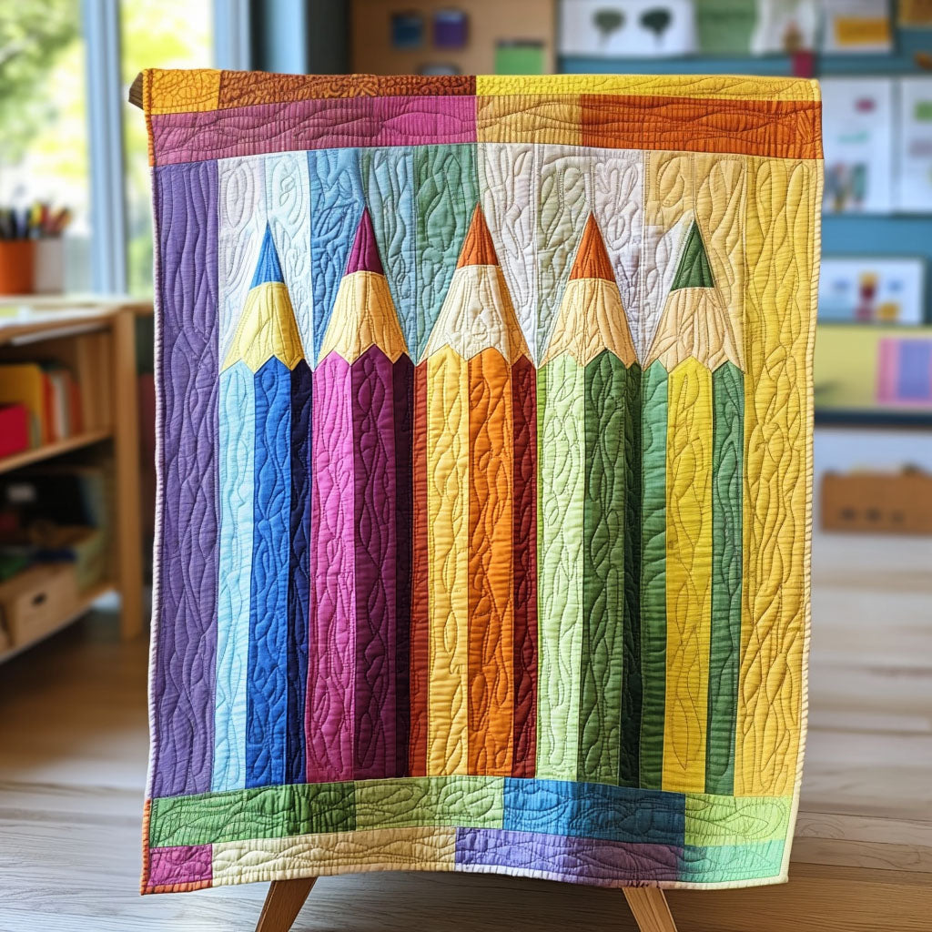Schoolyard Scribbles Quilted Blanket Cute Throw Blanket Unique Giraffe Gifts For Her - Marykun