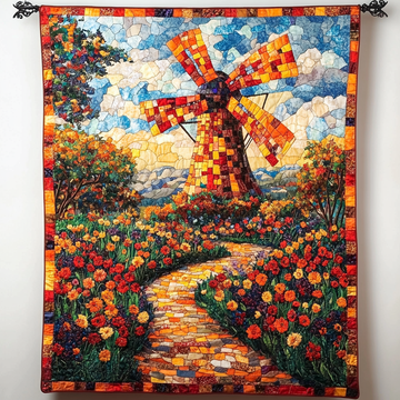 Serene Spinners Quilted Blanket Xmas Holiday Christmas Gifts For Nature Lovers - Marykun