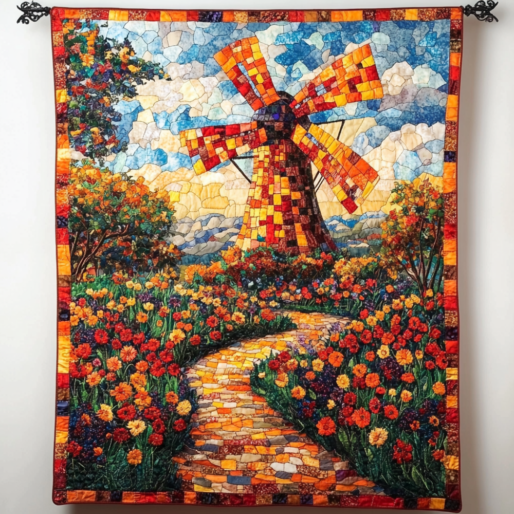 Serene Spinners Quilted Blanket Xmas Holiday Christmas Gifts For Nature Lovers - Marykun