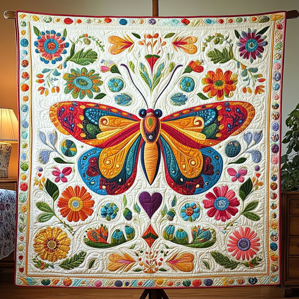 Shifting Wings Quilted Blanket Sofa Couch Throw Blanket Gifts For Butterfly Lovers - Marykun