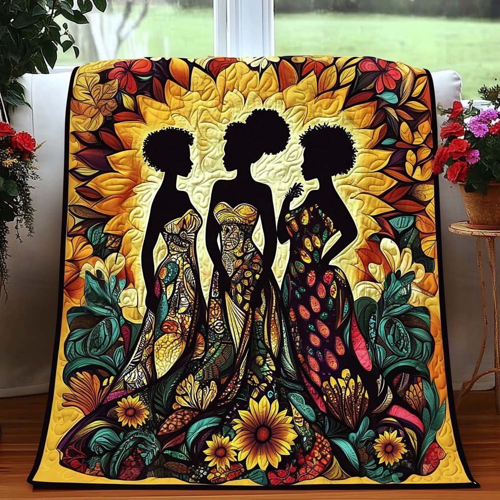 Sisters of Sun Quilted Blanket Best Couch Throw Blanket Best Chicken Lover Gift Ideas - Marykun
