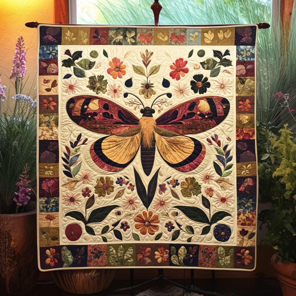 Softly Gliding Quilted Blanket Christmas Throw Blanket Butterfly Gifts For Adults - Marykun