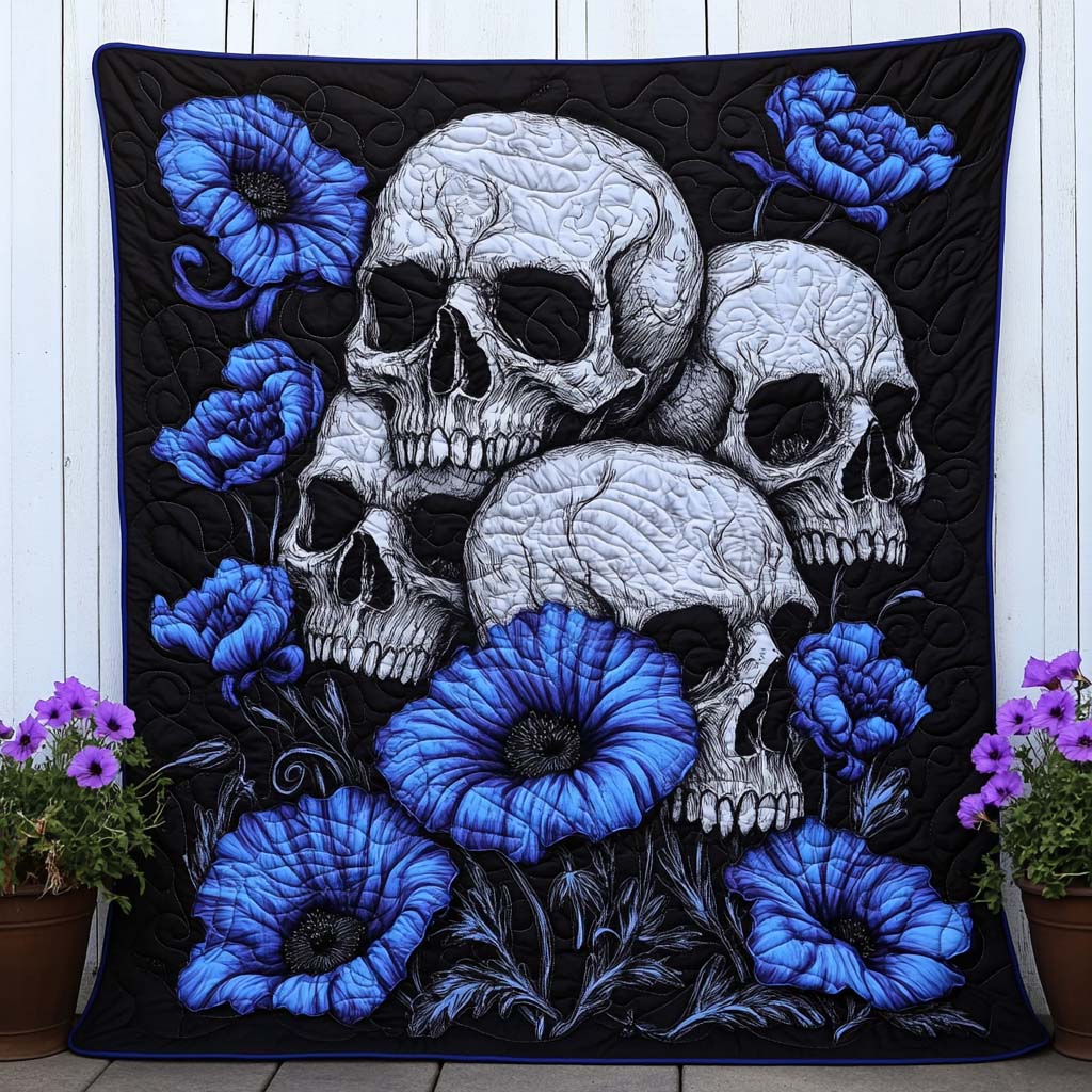 Souls of Four Quilted Blanket Nice Throw Blanket Gift For Halloween - Marykun
