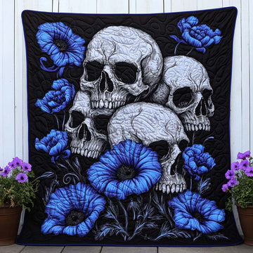 Souls of Four Quilted Blanket Nice Throw Blanket Gift For Halloween - Marykun